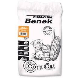 35lCorn Cat Natural Super Benek areia vegetal aglomerante gatos