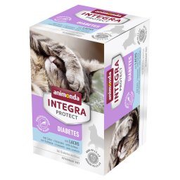 6x100g animonda Integra Protect Adult Diabetes salmão
