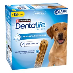 18un. Dentalife PURINA snacks cães porte grande