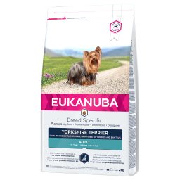 3x2kg Yorkshire Terrier Eukanuba Breed ração cães