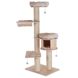 Natural Paradise Magnolia XL Plus arranhador creme gatos 175x105x90cm