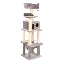 Arranhador La Digue II para gatos cinzento