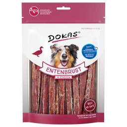 250g tiras peito de pato Dokas snack cães
