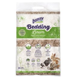 2x35l substrato de linho natural Bunny Bed O'Linum feno roedores