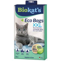 12un. Biokat's Eco Bags XXL caixas de areia gatos