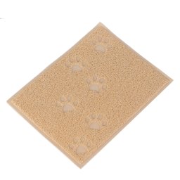 Tapete para WC com Impressão de Pata Bege