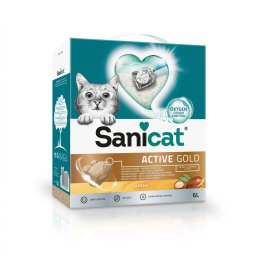 6l Active Gold Sanicat areia aglomerante gatos