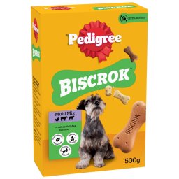 6x500g Pedigree Biscrok 3 variedades snacks cães