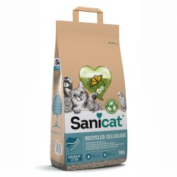 10l Sanicat Cellulose areia absorvente para gatos