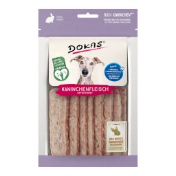 70g Tiras de peito de coelho Dokas snack cães