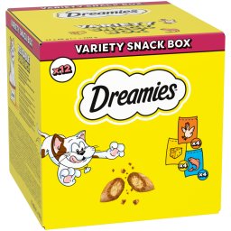 12x60g Dreamies Variety Box snacks para gatos