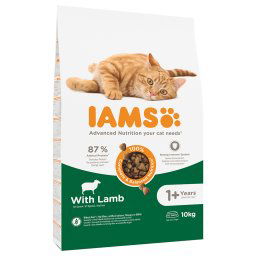 10kg IAMS for Vitality Adult com cordeiro