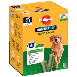 56uds. Dentastix Fresh cães porte grande Pedigree snacks cães