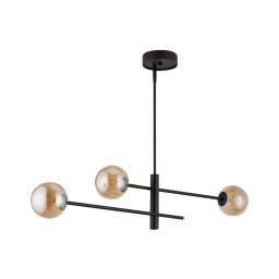 Candelabro pendente ORO 3xG9/12W/230V preto antigo/dourado