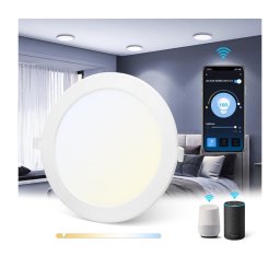 Aigostar - Iluminação embutida LED com regulação LED/18W/230V d. 22 cm Wi-Fi