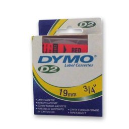 Fita Gravacao Dymo 19mmX10m Vermelha (61912)