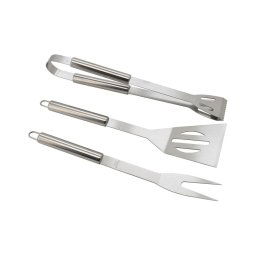 Utensílios de grelhar aço inoxidável 3 pcs
