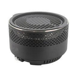 Grelhador de carvão vegetal de mesa 4xAA/USB preto