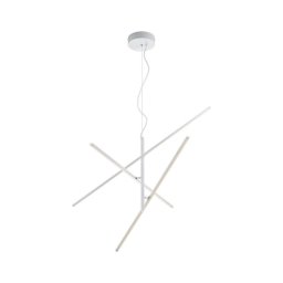 Trio - Candelabro suspenso LED com regulação TIRIAC 3xLED/8,5W/230V branco