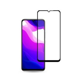 Película de vidro temperado 5D preta para Xiaomi Mi 10 Lite
