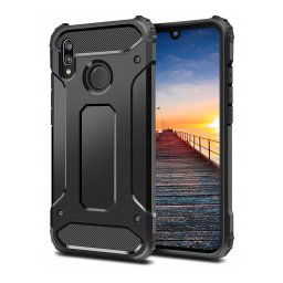 Capa Forcell Armor preta para Huawei P Smart 2019
