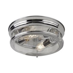 Searchlight 5182CC - Iluminação de teto EDINBURGH I 2xE27/40W/230V cromado
