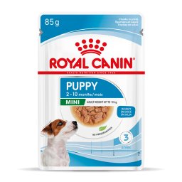 24x85g molho Mini Puppy Royal Canin comida húmida cães