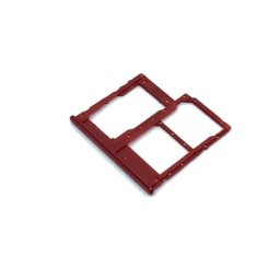 Bandeja Dual SIM vermelha para Samsung Galaxy A10