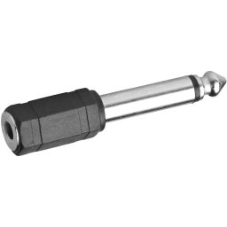 ADAPTADOR/CONVERSOR SINCRONISMO 3.5mm PARA 6.35mm