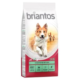 2x14kg Briantos Adult cordeiro e arroz ração