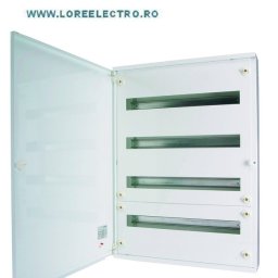 BF-OT-4/132 TABLOU METALIC PENTRU SIGURANTE AUTOMATE 4 RINDURI 132 MODULE TIP XBOARD, CU MONTAJ APARENT EATON