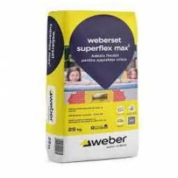 ADEZIV GRESIE FAIANTA WEBERSET SUPERFLEX MAX2