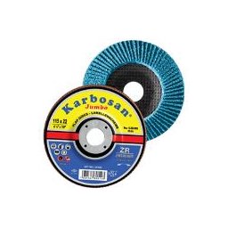 Disc lamelar conic JUMBO cu zirconiu pentru inox / metal