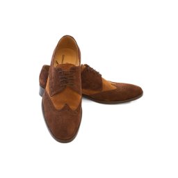 Pantofi Casual Gentlemen`s Corner - maro inchis si cognac