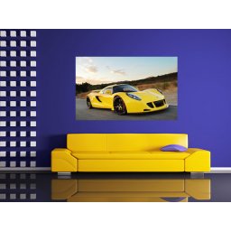 Tablou canvas masina galbena - cod S01
