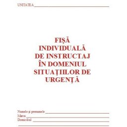 0,8 Lei / buc - PACHET 1000 Fise SU ( Fise individuale de instructaj in domeniul situatiilor de urgenta ) + CADOU 1 PIX SCHNEIDER K15