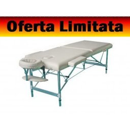 Masa masaj pliabila si portabila aluminiu usoara Elora Plus PREMIUM 8 cm