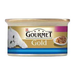 Gourmet Gold Cubulete de carne in sos cu pui si ficat 85g