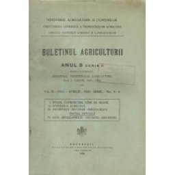 Buletinul Agriculturii, An V, Seria II, Vol. II, anul 1924