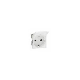 MATIX- PRIZA SCHUKO 10-16A CU CAPAC, MODULARA, 2M, ALB