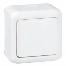 FORIX- IP44 INTRERUPATOR CAP-SCARA, 10A, ALB