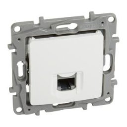 PRIZA DATE RJ45 UTP CAT6 MONOBLOC ALB - LEGRAND NILOE
