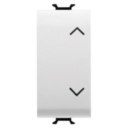 BUTON INTERBLOCAT 16A, MODULAR, 1M, ALB