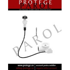 Excentric 1 cuva (sistem manual) pentru inchidere ventil scurgere 3-1/2 chiuvete bucatarie
