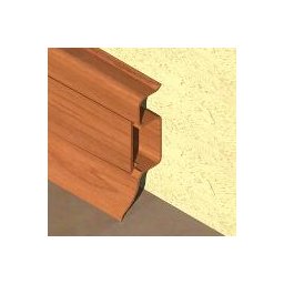 PBC505 - Plinta PROLUX din PVC culoare cires pentru parchet 50 mm