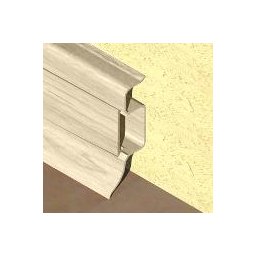 PBC505 - Plinta PROLUX din PVC culoare fag inchis pentru parchet 50 mm