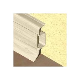 PBC505 - Plinta PROLUX din PVC culoare fag deschis pentru parchet 50 mm