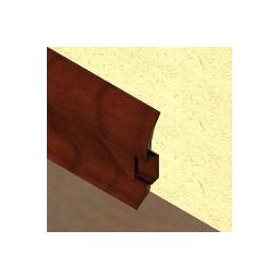 PBC605.173 - Plinta LINECO din PVC culoare palisandru pentru parchet - 60 mm