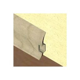 PBC605.242- Plinta LINECO din PVC culoare gri artar pentru parchet - 60 mm