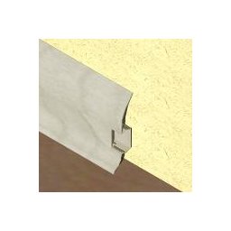 PBC605.153 - Plinta LINECO din PVC culoare artar alb pentru parchet - 60 mm